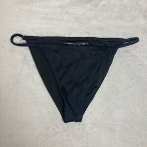 New Beach Riot Ribbed Black Bikini Bottoms Size S